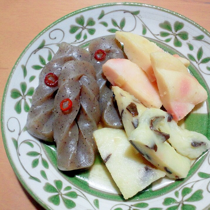 おでん風♪こんにゃくとさつま揚げの煮物♪